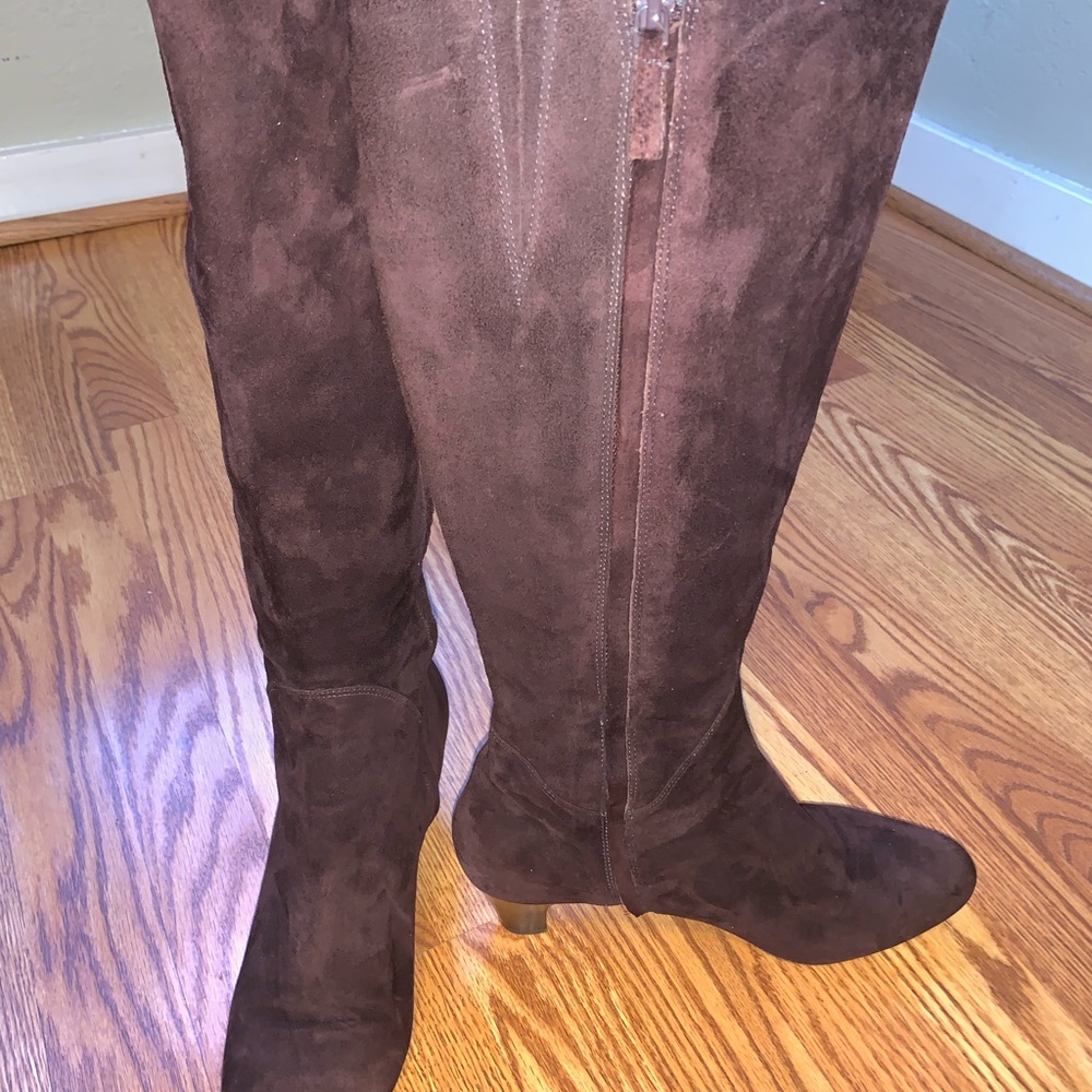 COLE HAAN Nike Air Brown suede boots